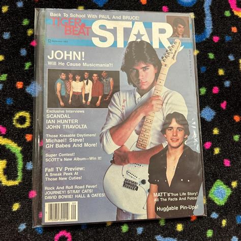 1983 September Tiger Beat Star Magazine Depop