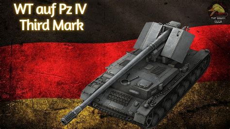 World Of Tanks Console WT Auf Pz IV What A Tank Third Mark Games