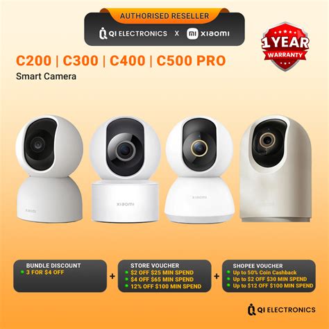 Xiaomi Mi Home Security Camera 360 C200 C300 C400 C500 PRO 2K