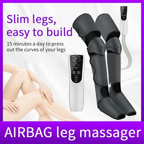 Electric Battery Operated Pressure Therapy System Air Foot Leg Compression Massager China Foot