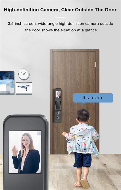 Doorplus Automatic Electronic Fingerprint Biometric Lock Wifi Smart