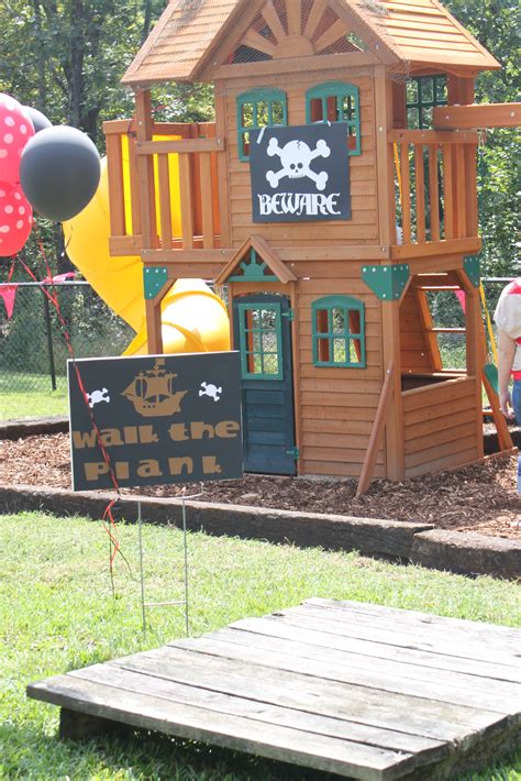 Pirate Party Walk The Plank Outdoor Spaces Walking The Plank House