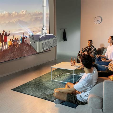 Projector Ceiling Mount - White - ABIS Electronics