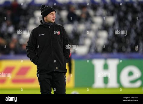 Leicester Tigers Head Coach Steve Borthwick Trainiert Vor Dem