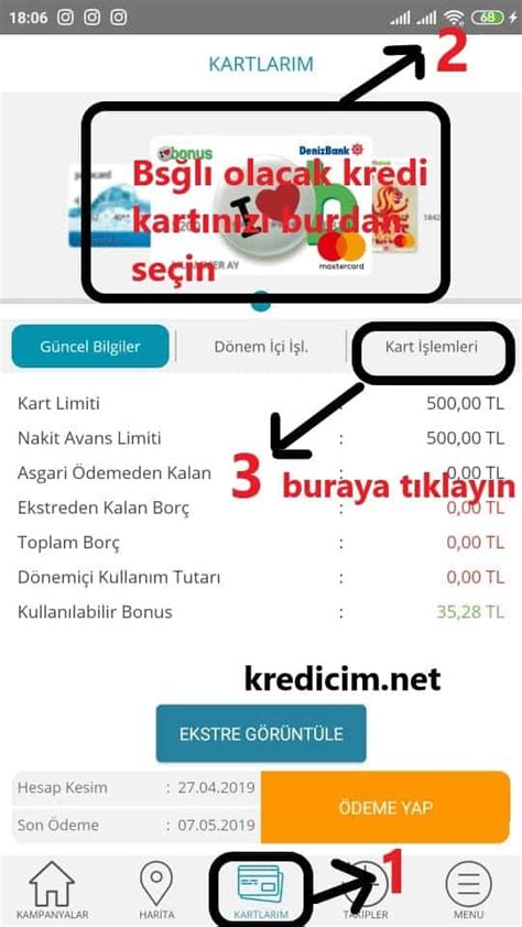 Denizbank Sanal Kart Oluşturma Ve İptal Etme