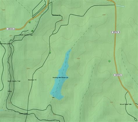 Map Topological Map Of The Area Around Rose Lake In Hocki Flickr