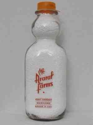 Mt Ararat Farm Port Deposit Maryland Milk Bottle