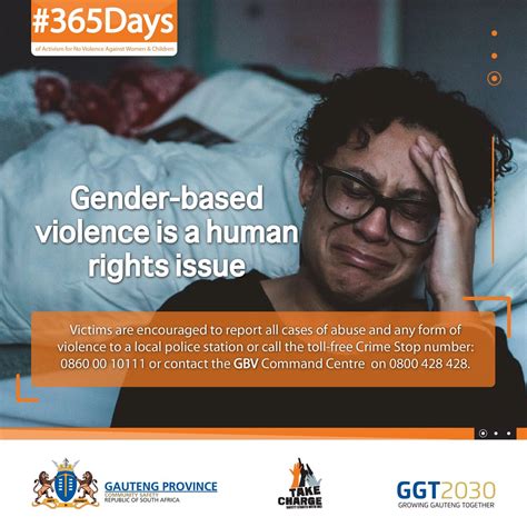 Gp Department Of Community Safety On Twitter Gender Based Violence Is