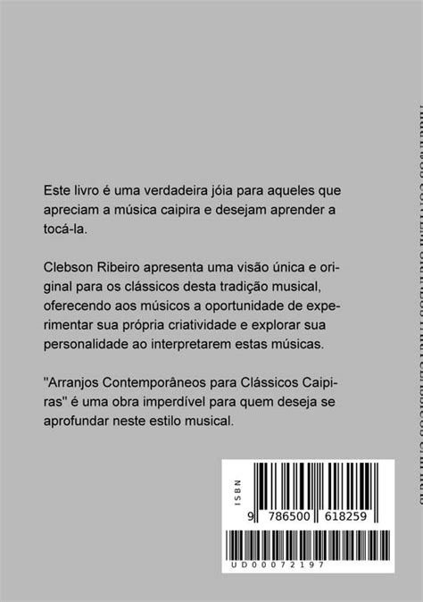 Arranjos Contemporâneos Para Clássicos Caipiras ⋆ Loja Uiclap