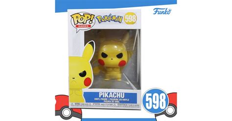 Funko Pop Pikachu Enojado 598 Pokemon Pokedex Original Funko Pop