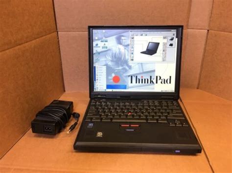 Vintage Ibm Thinkpad 600 Pentium Ii 64mb Laptop Windows 98 Se 2645