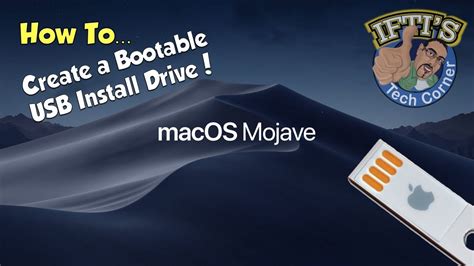 Apple Mac Osx Mojave How To Create A Bootable Usb Flash Drive