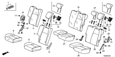 Rear Seat Honda Fit Door Lx Ka Cvt