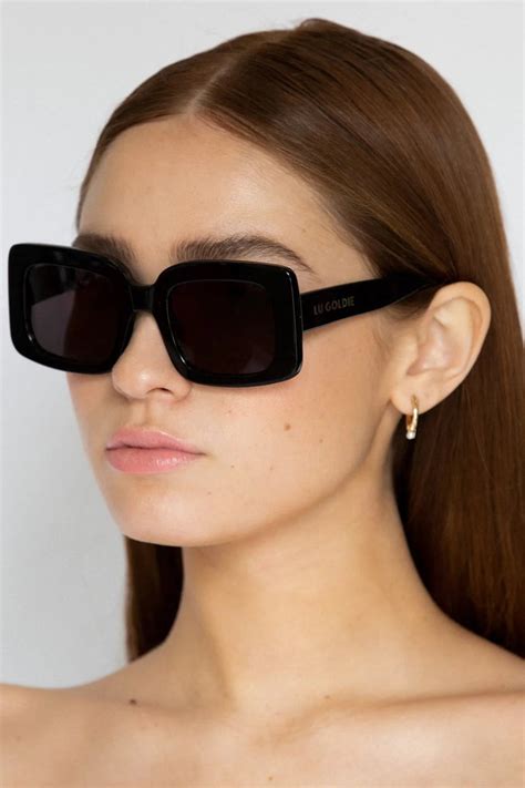 Lu Goldie Mia Sunglasses Black Pretty Rad Store