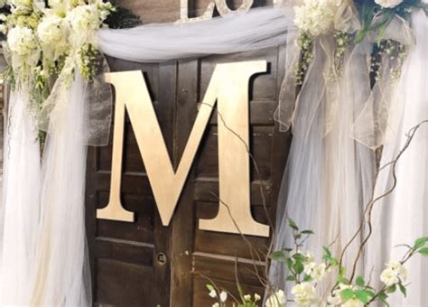 How To Create Wooden Letter Wedding Decor - Rustic Orchard Home