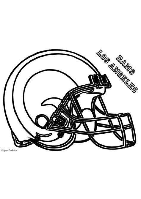 Rams De Los Angeles Coloriage Dessin A Colorier Imprimables Gratuites