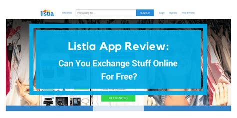 Listia App Review: Is It A Scam or Can You Get Stuff For Free? - More Real Reviews