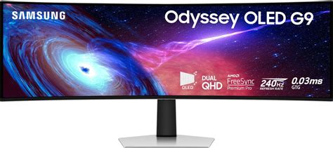 Samsung Odyssey Moniteur De Jeu OLED G9 De 49 Po 0 03 Ms 240 Hz