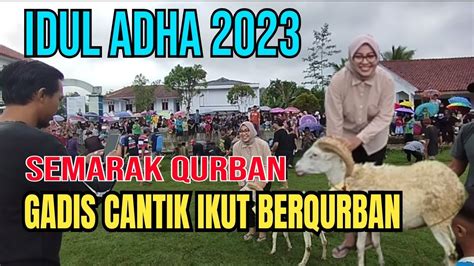 Gadis Cantik Dari Cirebon Ikut Berqurban Di Desa Semarak Qurban Desa