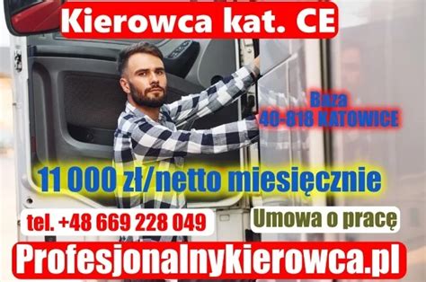 Kierowca praca Katowice Rekrutacja kierowców oraz osób zarządzających