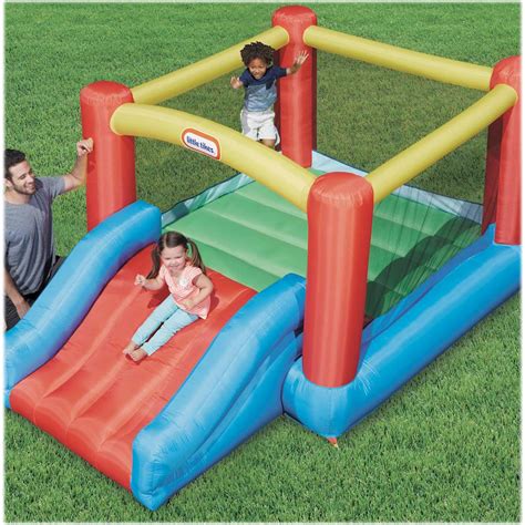 Customer Reviews Little Tikes Jr Jump N Slide Bouncer 637995 Best Buy