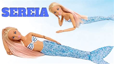 Como Fazer Cauda De Sereia Para Barbie Diy Roupa De Sereia Para