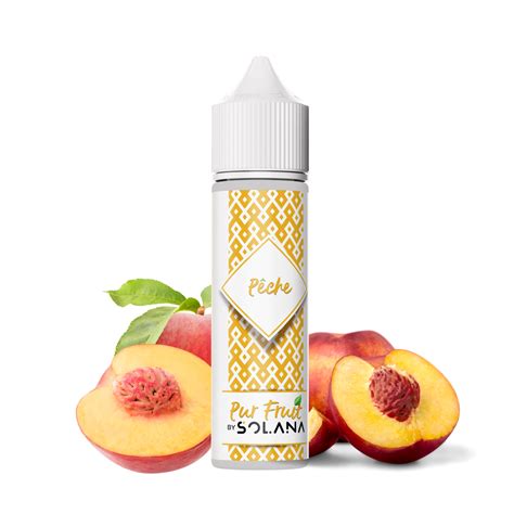 E liquide PUR FRUIT PÊCHE 50ml aux arômes fruité pêche blanche