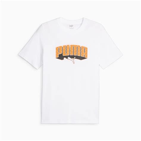 Graphics Hip Hop Erkek Ti Rt Beyaz Puma Sku Puma