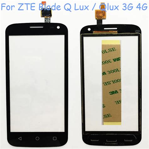 Black Touchscreen Digitizer For Zte Blade Q Lux G Touch Screen Q Lux