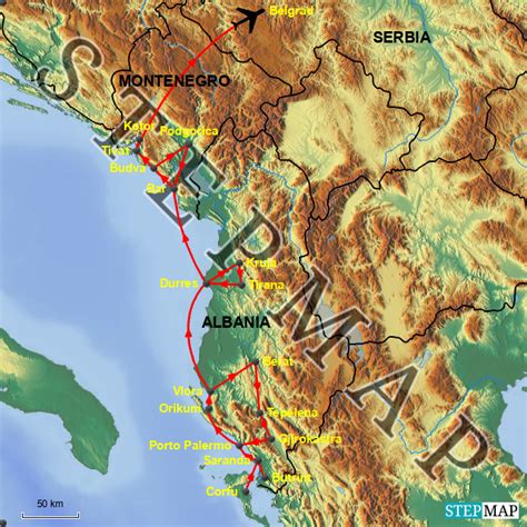 Stepmap Balkan Landkarte F R Deutschland