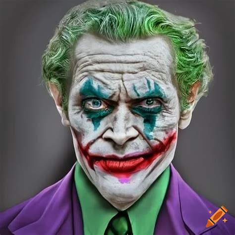 A Fan Made Digital Artwork Of Willem Dafoe As The Joker On Craiyon