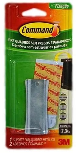 Gancho Suporte Metal Para Quadros Command 3m Até 2 3kg MercadoLivre