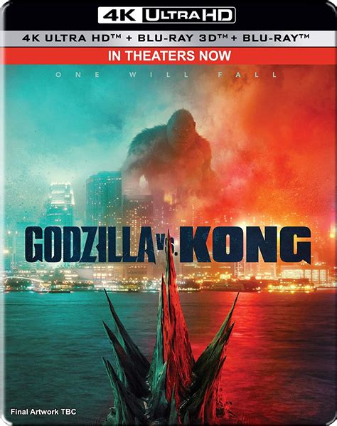 Godzilla Vs. Kong Blu Ray Cover