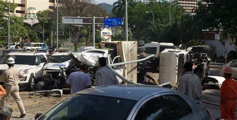 Captan En Video Momento De Carambola En Acapulco