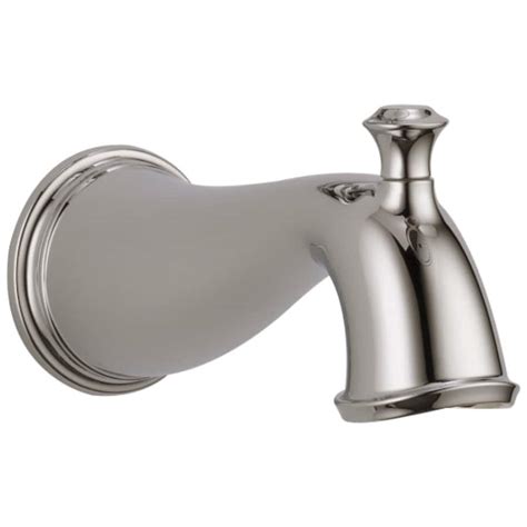 Delta Nickel Tub Spout With Diverter At