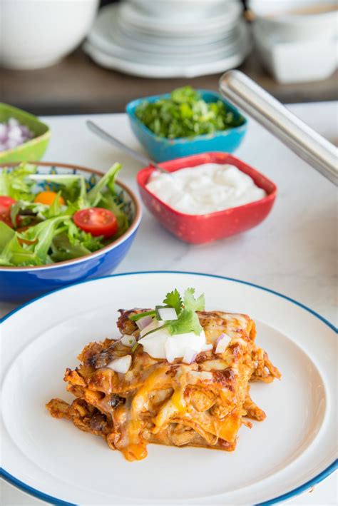 Easy Chicken Enchilada Casserole Recipe