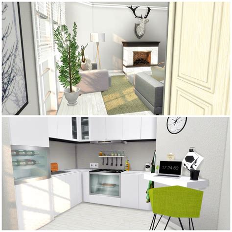 kitchen  livingroom  liney sims sims  updates