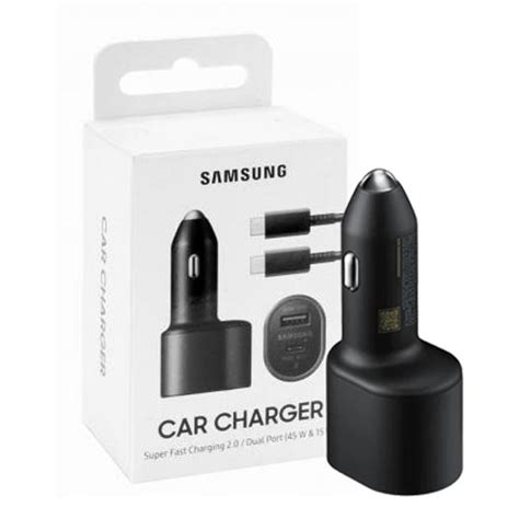 Super Fast Dual Car Charger 45w 15w Global Telecom