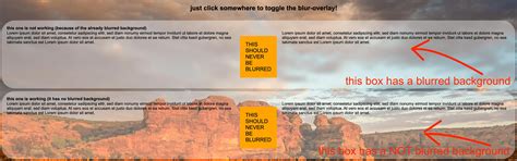 Css Nested Backdrop Filter Blur How To Do It Right Stack Overflow