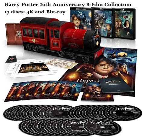 Amazon Harry Potter Th Anniversary Film K Blu Ray Collection