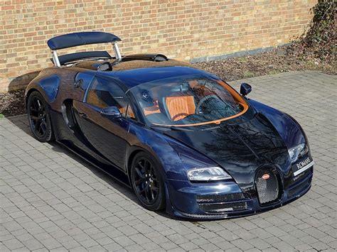 2014 Used Bugatti Veyron Grand Sport Vitesse Blue Black Exposed Blue