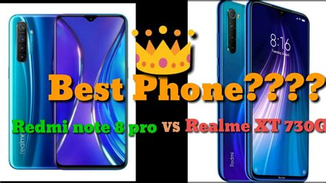 Redmi Note 8 Pro Vs Realme Xt 730g Youtube