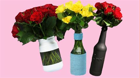 Vase Aus Flasche Diy Anleitung F R Deko Upcycling Youtube