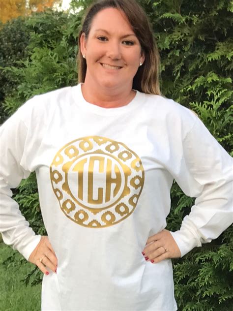 Monogram Long Sleeve T Shirt