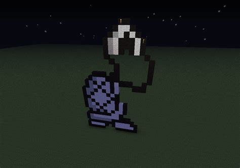 Dry Bones Pixel Art Minecraft Project