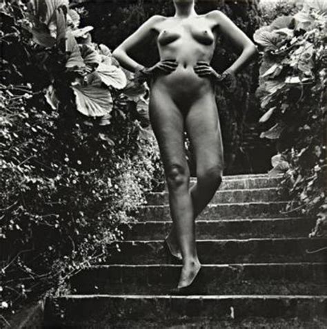 Nude Descending Staircase Nice By Helmut Newton Artist At Phillips Auction House BidtoArt