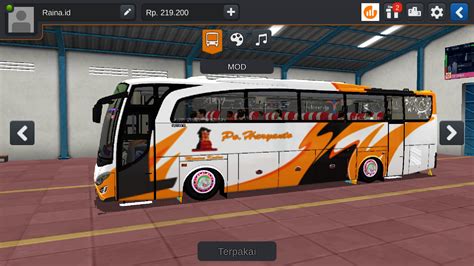 Mod Bussid Spesial Po Haryanto Full Strobo Animasi Raina Id