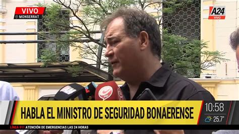 Habló Javier Alonso ministro de Seguridad Bonaerense YouTube