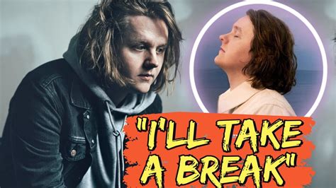 Lewis Capaldi Opens Up About Taking A Break From Touring Due To