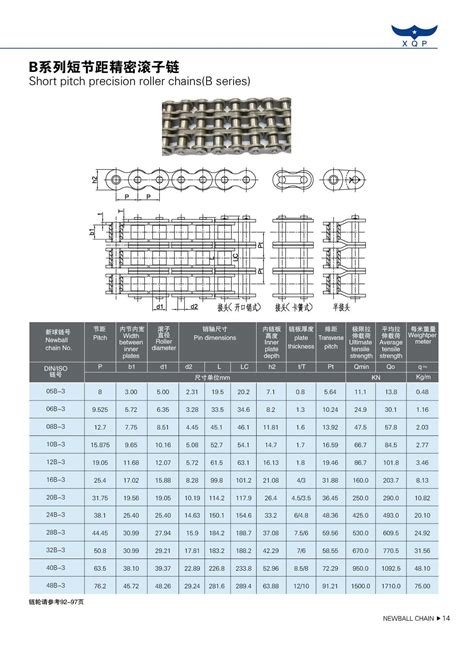 B系列短节矩精密滚子链 传动链条 链条，链条厂家，苏州市新球输送链条制造有限公司